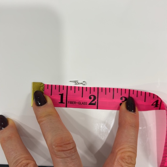 Maria Tash white gold and diamond lightning bolt charm. - Picture 12 of 12